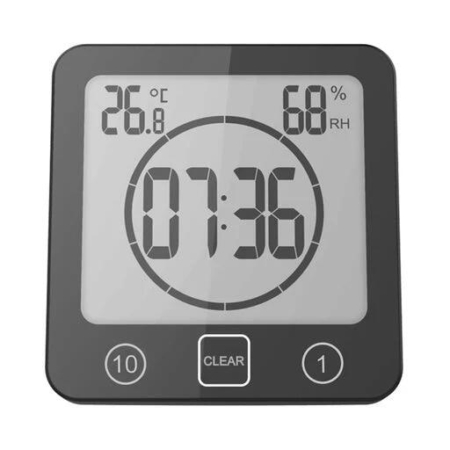 Gominimo Bathroom Clock Timer - Black