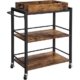 Vasagle Utility Cart Rustic Industrial - Brown