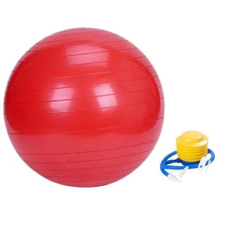 Verpeak Yoga Ball Gym Home Exercise 55cm - Red