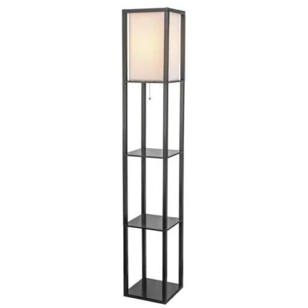 Ekkio Vintage Floor Lamp Shelf 160CM - Black