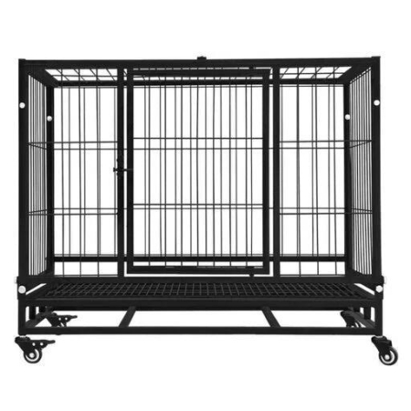 Floofi Dog Cage  with Wheels 46"