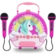 Gominimo Kids Portable Karaoke with Two Microphones - Round Purple Unicorn