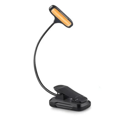 Gominimo LED Clip Book Light 15 LED - Black