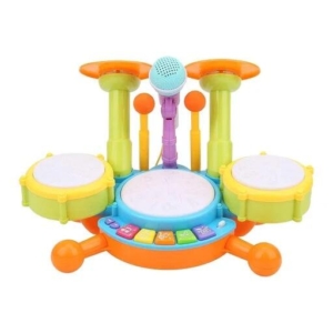 Gominimo Kids Toy Musical Drum Set Basic Version Green