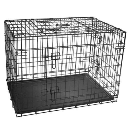 Floofi Pet Dog Foldable Metal Cage 24"