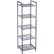 Songmics Bathroom Shelf 5-Tier Storage Rack with Adjustable Shelf - Black