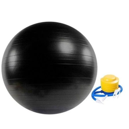 Verpeak Yoga Ball Gym Home Exercise 55cm - Black