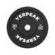 Verpeak Olympic Bumper Weight Plates Gym 20kg - Black