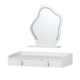 Dressing Table Floating LED White Daphne