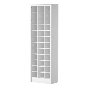 Shoe Rack 12-tier 36 Pairs Storage White