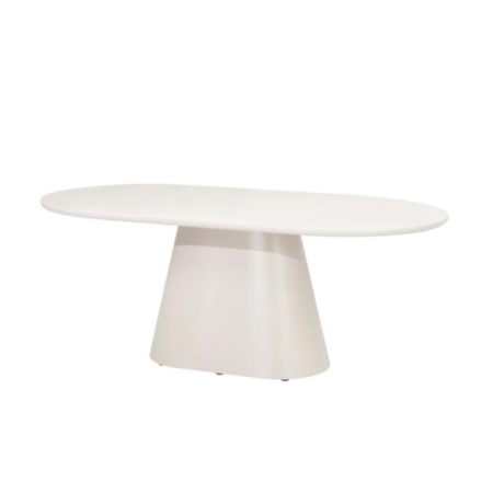 Kylen Modern Rectangular Wooden Kitchen Dining Table 200cm Putty