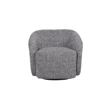 Rae Modern Textured Fabric Swivel Occasional Accent Lounge Chair Safari