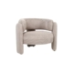 Tasa Mesh Fabric Occasional Armchair Accent Lounge Chair Sand