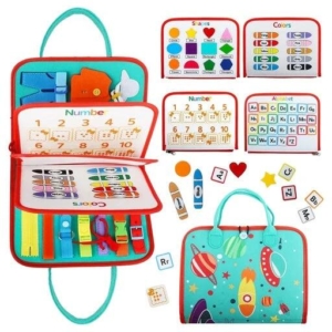 GOMINIMO Kids Busy Board Learning Toys (Green)