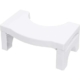 GOMINIMO Foldable Toilet Step Stool with Non-Slip Base (White)