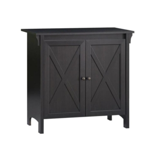 Tyann 2-Door Sideboard Multi-Purpose Low Cupboard Storage Cabinet - Espresso