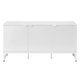 Vina 3-Door Office Credenza Storage Cabinet White