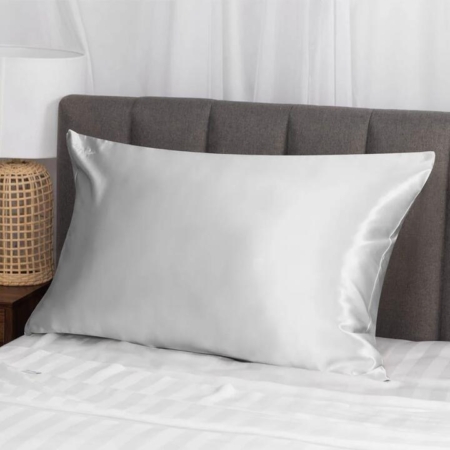 Silver Pearl - 100% Mulberry Silk Pillowcase