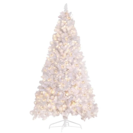 Christmas Tree 2.1m 500 LED Xmas Tree Decorations White 1260 Tips