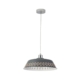 Neveah Modern Metal Shade Hanging Pendant Light Lamp Grey