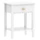 Arven Wooden Modern Nightstand Bedside Side Table 1-Drawer White