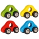 Goki Coloured Wooden Cars