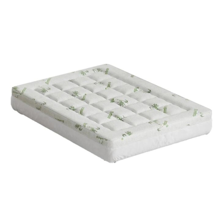 Mattress Topper Pillowtop Bamboo 7.5cm Double