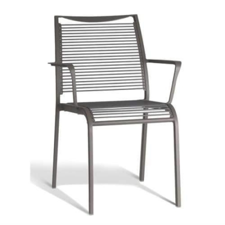 Wanika Outdoor Dining Armchair - Grey Frame