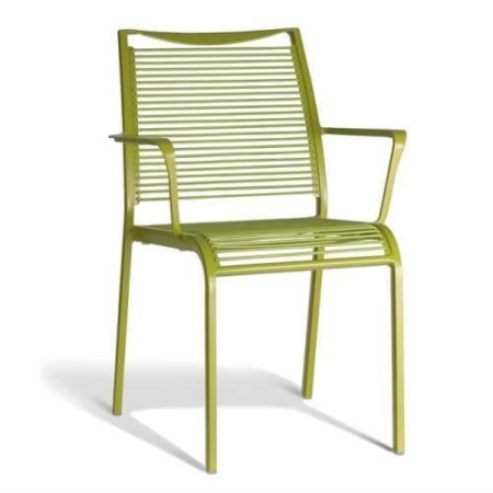 Wanika Outdoor Dining Armchair - Green Frame