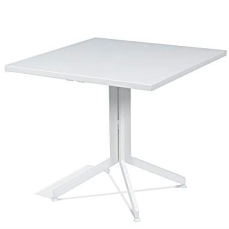 Wanika Outdoor Foldable Square Table 70cm X 70cm - White Frame