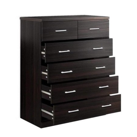 Tallboy 6 Drawers Storage Cabinet - Walnut