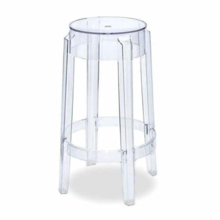 Philippe Starck Replica Charles Ghost Bar Stool - 66cm - Clear