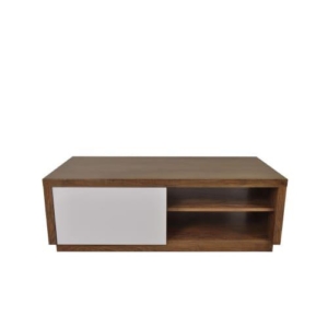 Teri Coffee Table - Antique Oak / High Gloss White