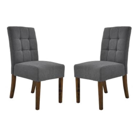 Set of 2 - Jessie Dining Chair - Mid Grey