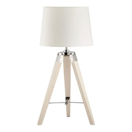 Nicki Classic Tripod Table Lamp - White