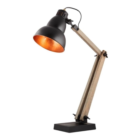 Enda Ki Antique Table Lamp - Black