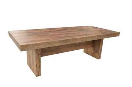 Hazel Dining Table 2.4m - Antique Oak