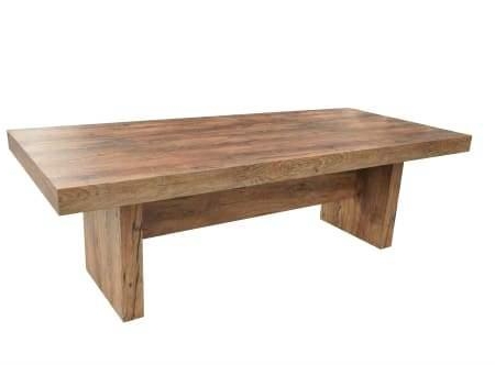 Hazel Dining Table 2.4m - Antique Oak