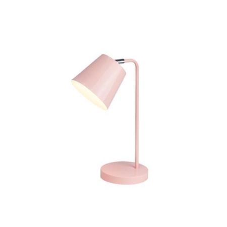 Celes Metal Table Desk Lamp Adjustable Shade - Pink