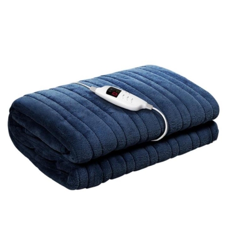 Bedding Electric Throw Blanket - Navy