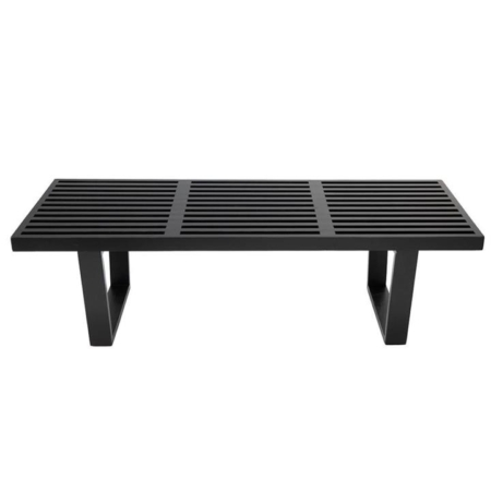 George Nelson Replica Platform Bench 122cm -  Black