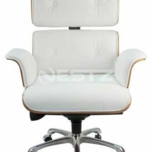 Eames Replica Executive Manager Luxury Office Work Chair Rose Wood - White