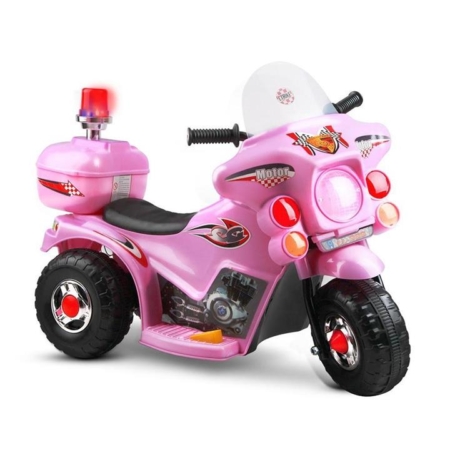 Kids Ride On Motorbike Motorcycle Car Pink