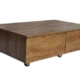 Isabella Coffee Tables on Castors - Antique Oak