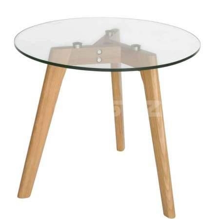 Stad Round Side Table - Natural