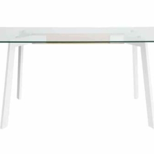 Vue Collection - Dining Table - Natural - White