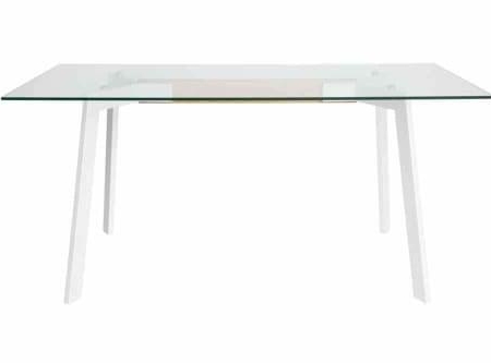 Vue Collection - Dining Table - Natural - White