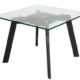 Vue Collection - Side Table - Walnut - Matte Black