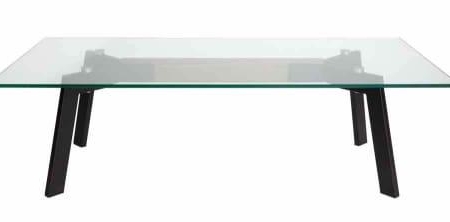 Vue Collection - Coffee Table - Walnut - Matte Black