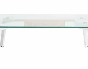 Vue Collection - Coffee Table - Natural - White